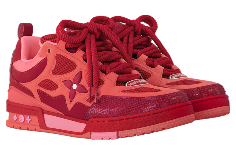 LOUIS LV SKATE SNEAKER RED