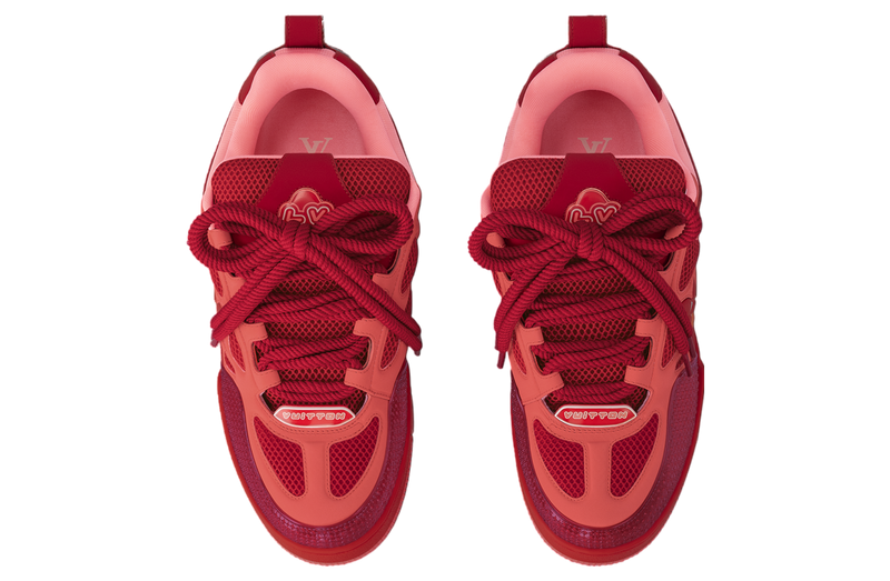 LOUIS LV SKATE SNEAKER RED