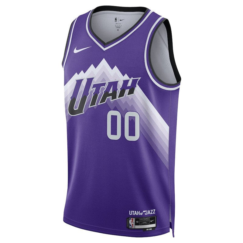 Camisola NBA Jordan Clarkson - Utah Jazz - 23/24 - Roxo - Edição Cidade