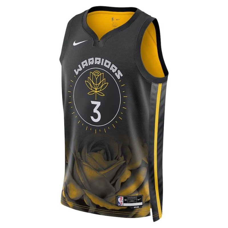 Camisola NBA Jordan Poole - Golden State Warriors - Edição Cidade 2023 - Preto
