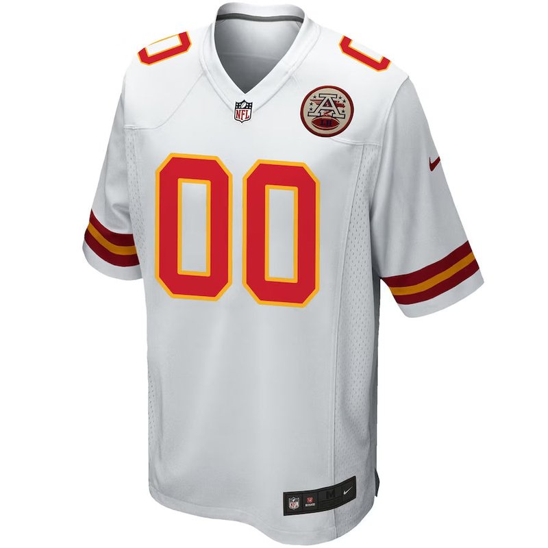 Camisola NFL Personalizada - Kansas City Chiefs - Branco