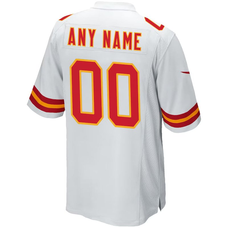 Camisola NFL Personalizada - Kansas City Chiefs - Branco