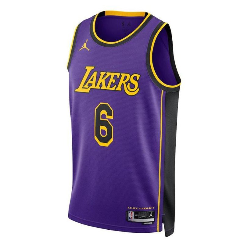 Camisola NBA LeBron James - Los Angeles Lakers - Edição Statement 2023 - Roxo