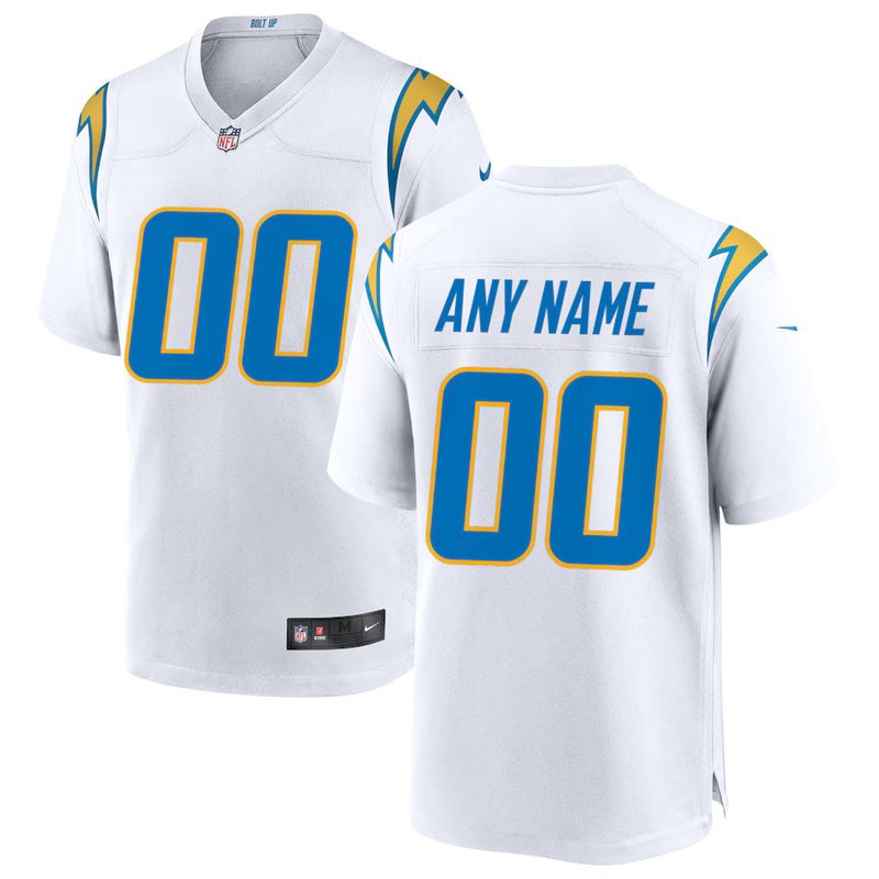 Camisola NFL Personalizada - Los Angeles Chargers - Branco