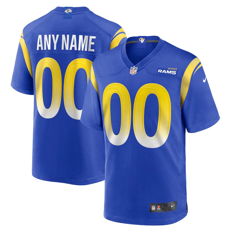 Camisola NFL Royal Personalizada - Los Angeles Rams
