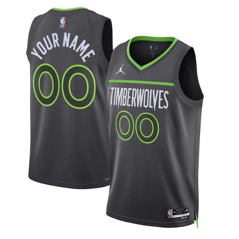 Camisola NBA Minnesota Timberwolves - Edição Statement 2023 - Preto