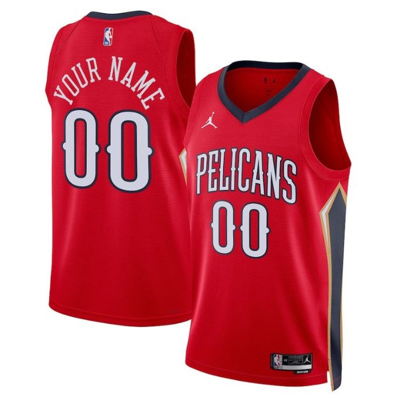 Camisola NBA New Orleans Pelicans - Edição Statement 2023 - Vermelho