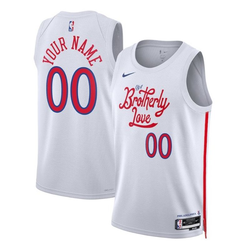 Camisola NBA Philadelphia 76ers - Edição Cidade 2023 - Branco