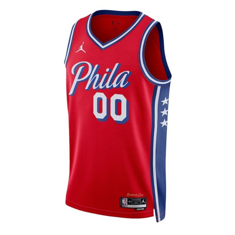 Camisola NBA Philadelphia 76ers - Edição Statement 2023 - Vermelho