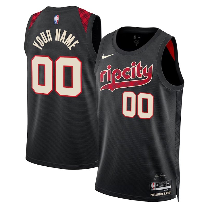 Camisola NBA Portland Trail Blazers - 23/24 - Preto - Edição Cidade