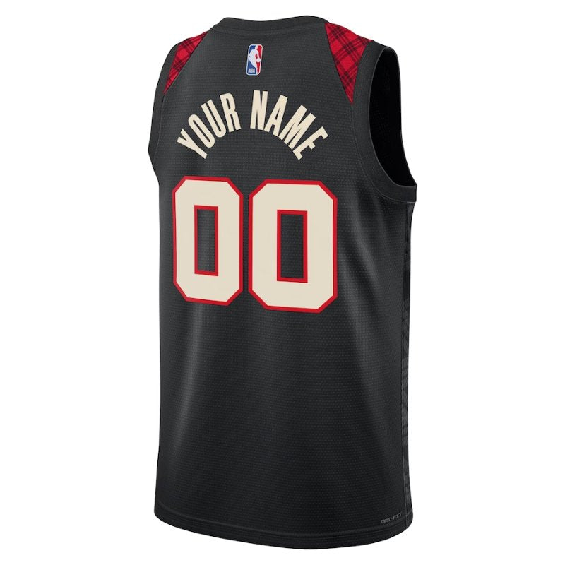 Camisola NBA Portland Trail Blazers - 23/24 - Preto - Edição Cidade