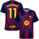Camisola FC Barcelona 2025-26 Raphinha 11 (Entrega Imediata)
