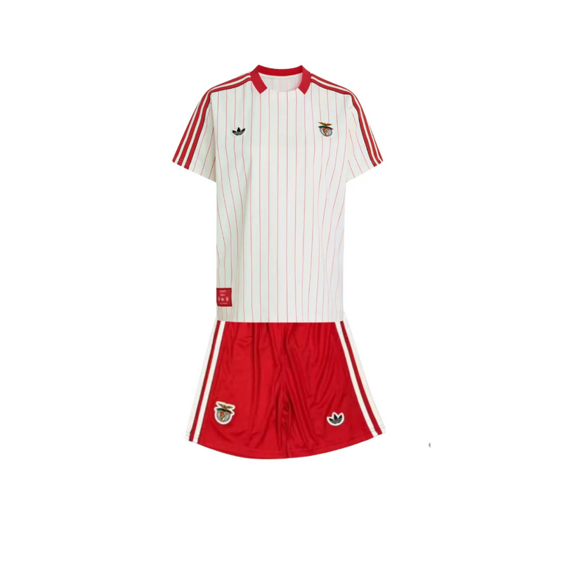 Conjunto infantil S L B x Adidas Originals branca 2025/26