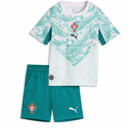 Kit de Criança - Portugal Alternativa 2026/27 - Calção Verde - Mundial 2026