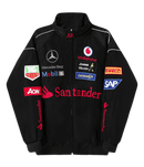 Casaco Mercedes-Benz Santander Vintage Jacket - Black Edition (Entrega Imediata)