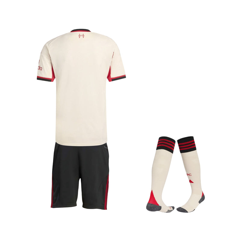 Kit de Criança - Liverpool Alternativa 2025/26 Com Meias