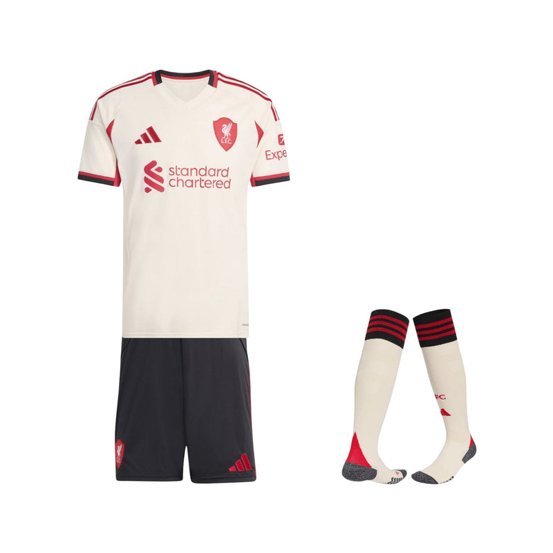 Kit de Criança - Liverpool Alternativa 2025/26 Com Meias