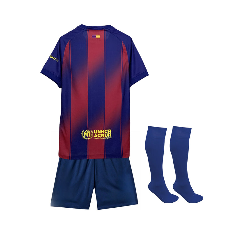 Kit de Criança - Barcelona Principal 25/26 Com Meias (cópia)