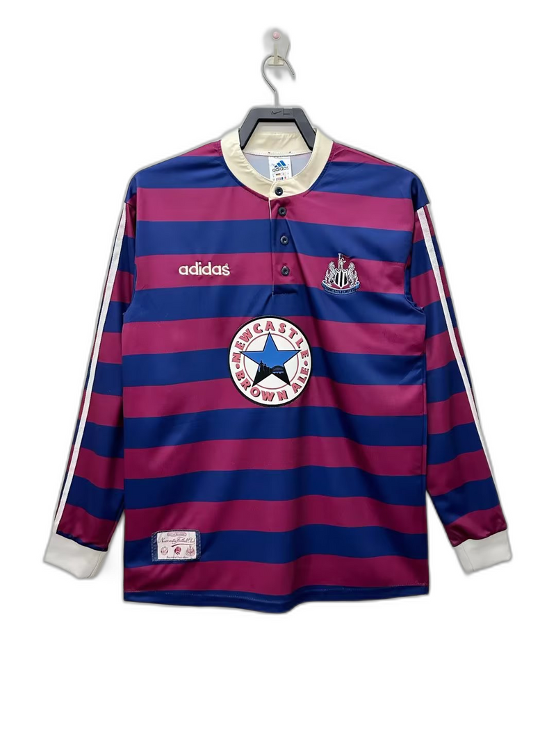 Camisola Newcastle United 95/97 II Away - Versão Retrô Manga Longa