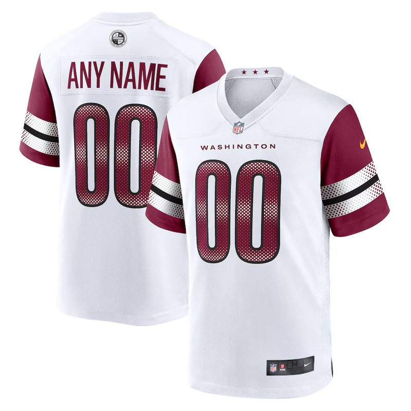 Camisola NFL Personalizada - Washington Commanders - Branco